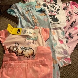 Bundle of 4 Disney pajamas